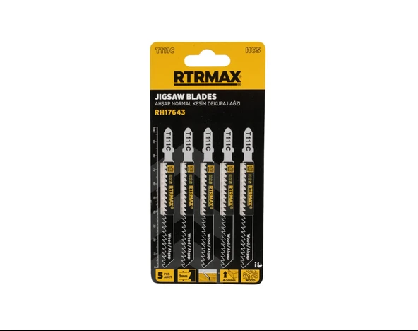 RH17643 Ahşap Normal Kesim Dekupaj Ağzı - T111C Model 100 mm - 5 Adet ürün görseli 1