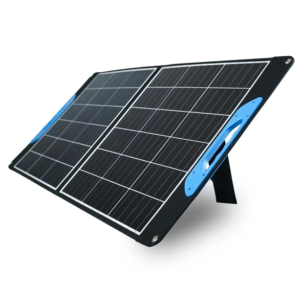 EvaCool 100W Type-C, USB Çıkışlı Katlanabilir Portatif Güneş Paneli ürün görseli 1