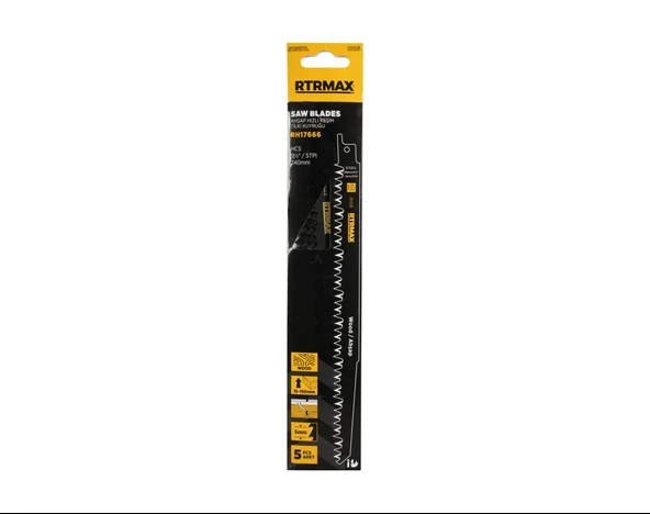 RH17666 Ahşap Hızlı Kesim Tilki Kuyruğu - S1531L Model 240 mm - 5 Adet ürün görseli 1