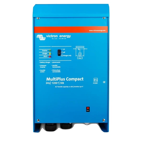 Victron MultiPlus C 24/1600/40-16 24V 1600W Transferli Şarjlı Tam Sinüs İnvertör ürün görseli 1