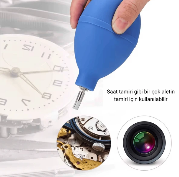 TEMİZLEME HAVA POMPASI - MAVİ - Resim 3