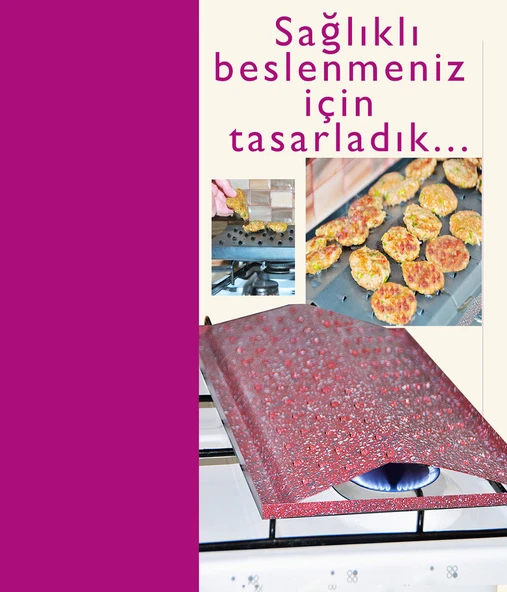 GRANİT KAPLI OCAK ÜSTÜ ÜÇGEN IZGARA - Resim 2