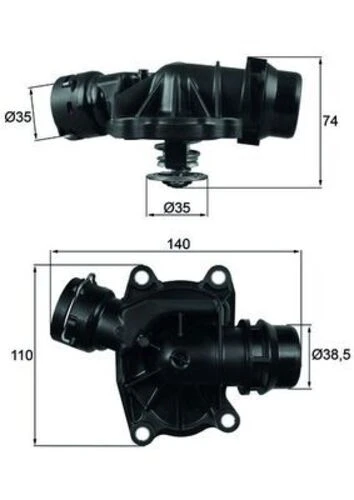 Mahle TI23388 -knecht-behr Tı23388 Termostat Bmw M57 D25 D30 E53 E46 E39 E38 306d1 Range Rover Dizel 3.1 11512354056 ürün görseli 1