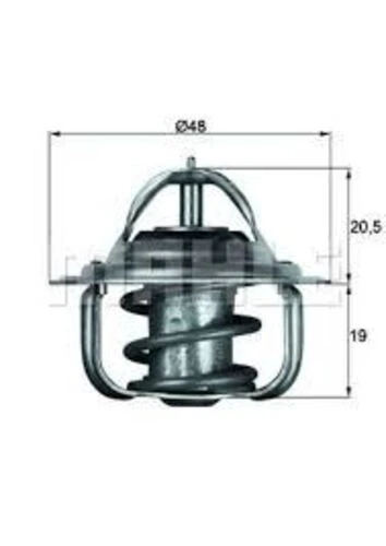 Mahle TX583D TERMOSTAT FIESTA IV JA_. JB_ 83C ürün görseli 1