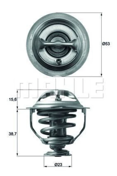 Mahle TX11795D Termostat Polo 01- A2 00-05 Cordoba 02-09 -ıbıza 02-09 Fabıa 00-08 83°c ürün görseli 1