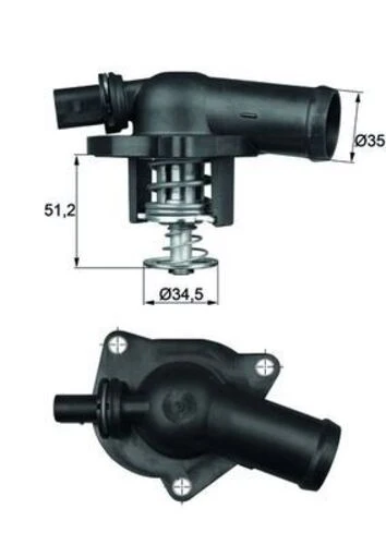 Mahle TI17109 -knecht-behr Tı17109 Termostat 109 Golf Iv Bora A2 1.6fsı Lupo 1.4fsı 032121121n ürün görseli 1