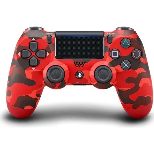 Sony PS4 Dualshock 4 V2 Gamepad Kol - Kırmızı Kamuflaj ürün görseli 1