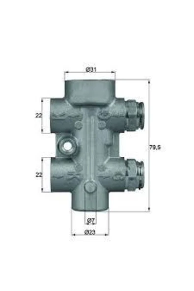 Mahle TO880 Yağ Soğutucu Termostat Mercedes Benz M Class W164 80ç ürün görseli 1