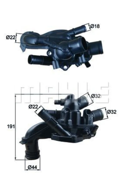 Mahle TM46105 Tm46105 Termostat Mini R 55/56/57/58 N-12/16/18 ürün görseli 1