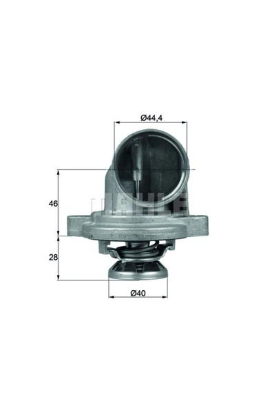 Mahle TI2380 Tı2380 Termostat 80° Mercedes Benz Vito V230 Td-108 D 2.3-110 Td 2.3-110 D 2.3 (96-03) 80° ürün görseli 1