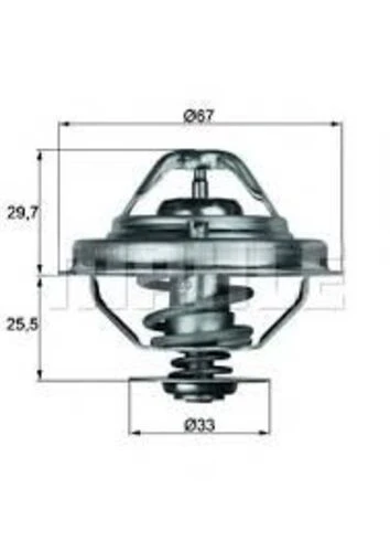 Mahle TX3888D TERMOSTAT BMW 3 TOURING E36 88C ürün görseli 1