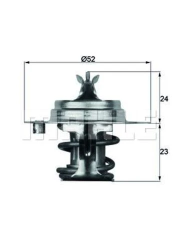 Mahle TX788D Termostat Mazda 323 III Hatchback Bf 88C ürün görseli 1