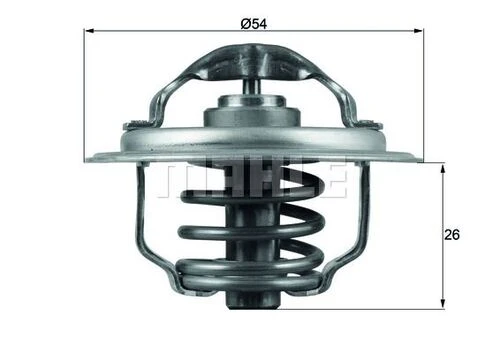 Mahle TX11187D Termostat 87°C Golf V VI Plus Jetta III Passat Tiguan A3 A6 Leon 2.0TDI Bma Bkp Bkp-Bkd Cbab-Cbda ürün görseli 1