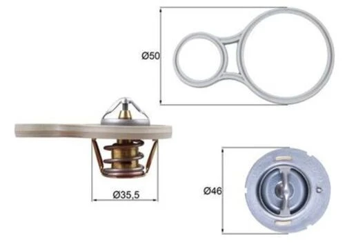 Mahle TX25591 -knecht-behr Tx25591 Termostat Mini R50 R52 R52 11531501173 11531501173 ürün görseli 1