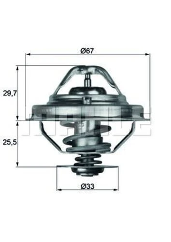 Mahle TX3880D TERMOSTAT OMEGA B 2.5 TD-TDI 94-03 -GALAXY 2.8 I V6 ürün görseli 1