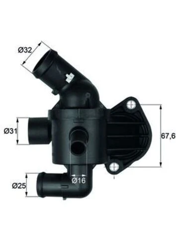 Mahle TI1587 -knecht-behr Tı1587 Termostat 87 Golv Vı Jetta Passat Tiguan Caddy 2.0tdı Cffa. Cffb. Cffe 03l121111ae ürün görseli 1