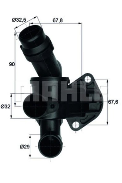 Mahle TI787 Termostat Komple 87c Audı A4 A6 2.0tfsı 04 ürün görseli 1