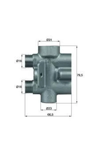 Mahle TO975 To975 Yağ Soğutucu Termostat Audi Q7 4lb 75c ürün görseli 1