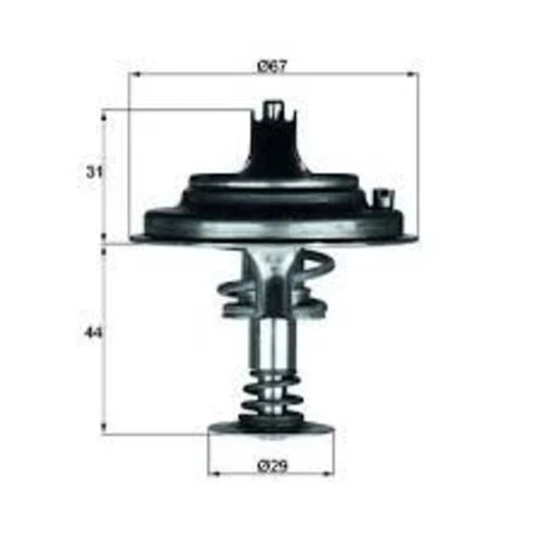 Mahle TX2680D1 TERMOSTAT MERCEDES-BENZ S-CLASS W140 80C ürün görseli 1