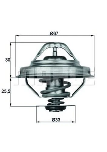 Mahle TX2892D TERMOSTAT BMW M52 92 LIK 316I 98-00 E46 316I 318I 9 ürün görseli 1