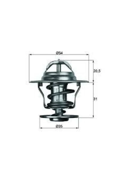 Mahle TX1371D Tx1371d Termostat 71c Golf Iı Iıı Jetta Iı Passat 87-88 A6 94-97 ürün görseli 1