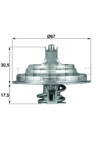 Mahle TX5471D Termostat 71 C.Mb ürün görseli 1