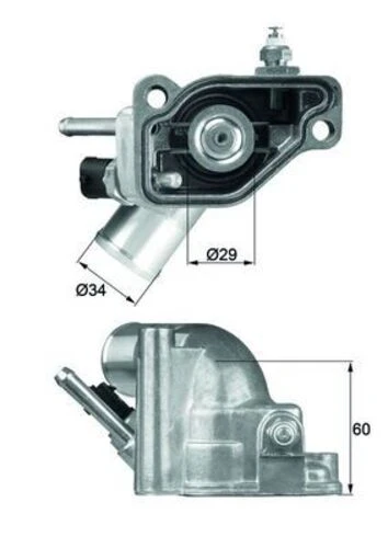 Mahle TI592 -knecht-behr Tı592 Termostat 92 Vectra B C Astra G H Corsa C Zafira Saab 9 3 1.8 1.8 16v 6338005 ürün görseli 1