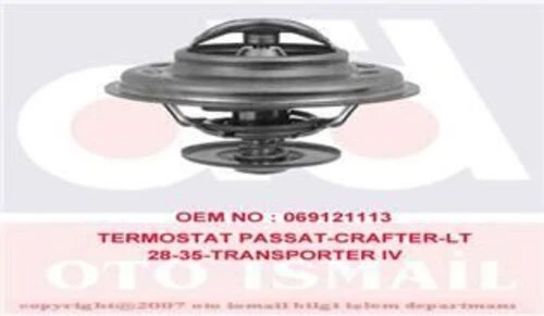 Vernet TH596887 TERMOSTAT TRANSPORTER T4 LT35 CRAFTER 06- 2.5 TDI BJK BJL BJM 2.4 ürün görseli 1