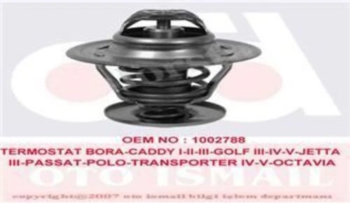 Vernet TH627387 TERMOSTAT A3 A4 A6BORA CADDY 2 GOLF JETTA 2- PASSAT POLO T4 T5 OC ürün görseli 1