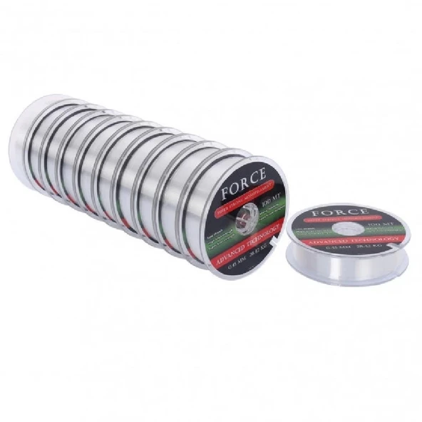 Effe Force Beyaz 0,30Mm 100 Metre Monoflament Misina ürün görseli 1