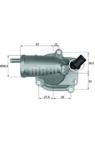 Mahle TH1087 TERMOSTAT KOMPLE MERCEDES-BENZ E CLASS T-MODEL S210 ürün görseli 1