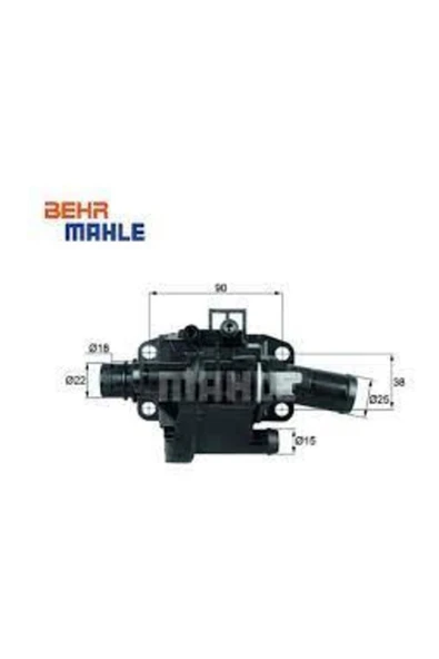 Mahle TH4183 TERMOSTAT KOMPLE FORD FOCUS II DA_. HCP 83C ürün görseli 1