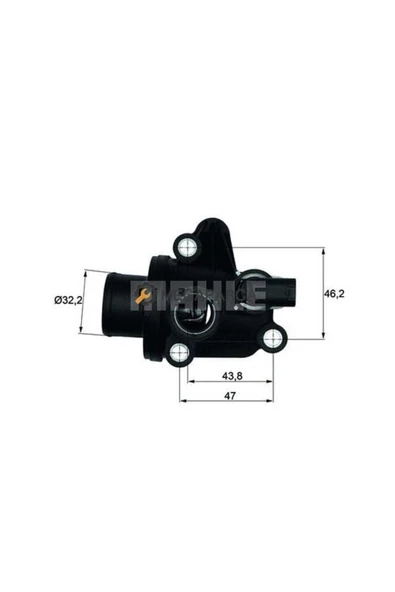 Mahle TI1287 TERMOSTAT KOMPLE MERCEDES-BENZ A CLASS W168 87C ürün görseli 1