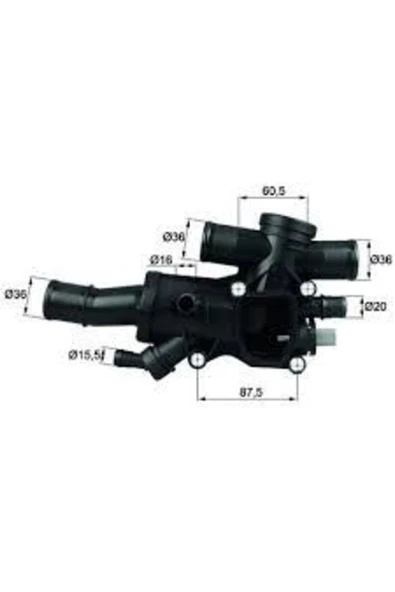 Mahle TH4483 TERMOSTAT KOMPLE 83°C MONDEO IV FOCUS 04-12 307 03-3 ürün görseli 1