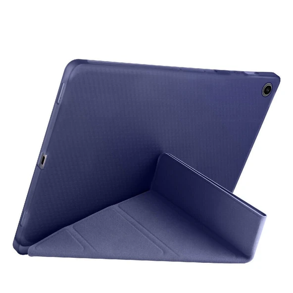 Samsung Galaxy Tab S6 Lite 2024 P620 10.4 İnç Katlanabilir Kalemlikli Standlı Akıllı Kılıf  Lacivert ürün görseli 1