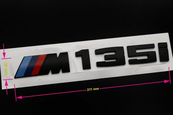 BMW M135i YAZI SİYAH ürün görseli 1
