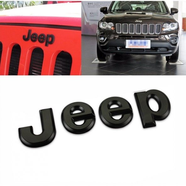JEEP YAZI SİYAH / ARMA ürün görseli 1