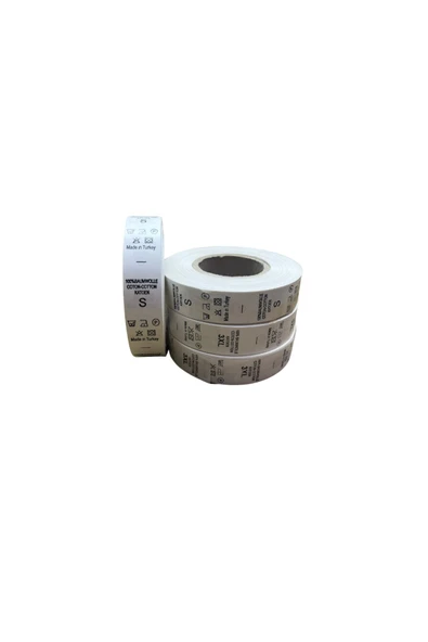 Yıkama talimatı beden tablosu 3XL beden ürün görseli 1