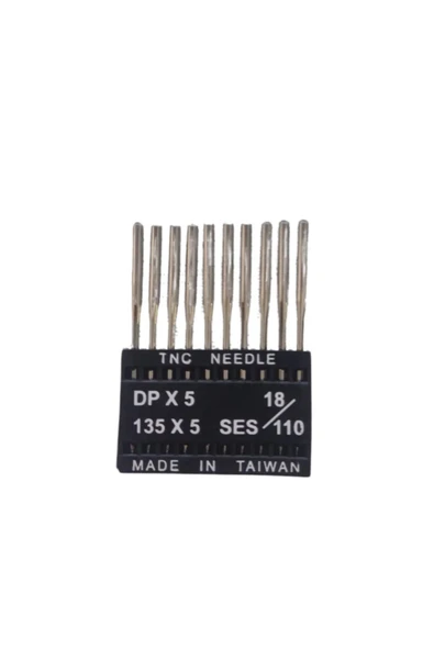 DPX5 KALIN DİP 18 NUMARA SANAYİ MAKİNASI DİKİŞ İĞNESİ ürün görseli 1