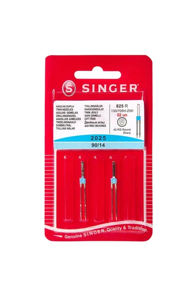 Singer Dikiş Makinesi İğnesi 2025 90/14 Çift İğne ürün görseli 1
