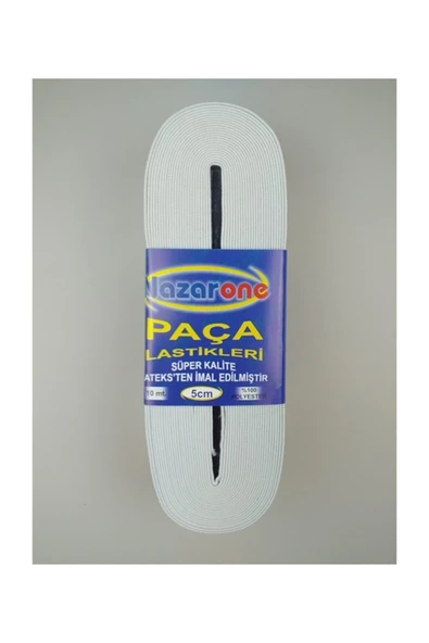 5 Cm Beyaz Paça Bel Lastiği 10 Mt ürün görseli 1