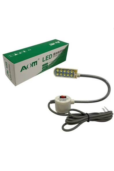 Dikiş Makinesi Ledli Spiralli Lamba (Beyaz) / AOM-10A ürün görseli 1
