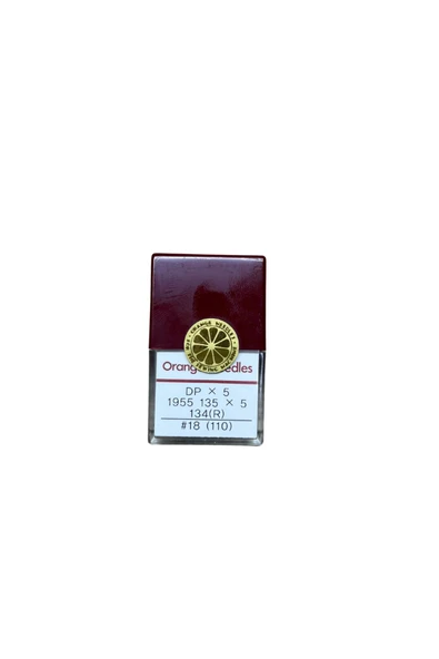 Orange Needles DP5 1955 135x5 134(R) #18 (110) Kalın Dip İğne 100lü paket ürün görseli 1