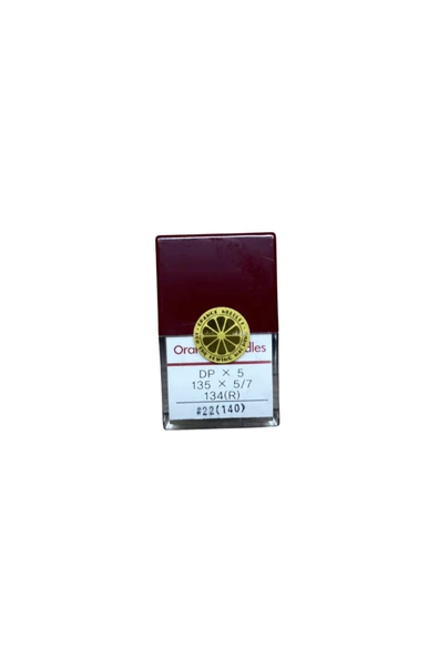 Orange Needles Dp5 135x5/7 134(R) #22 (140) Kalın Dip İğne 100lü paket ürün görseli 1