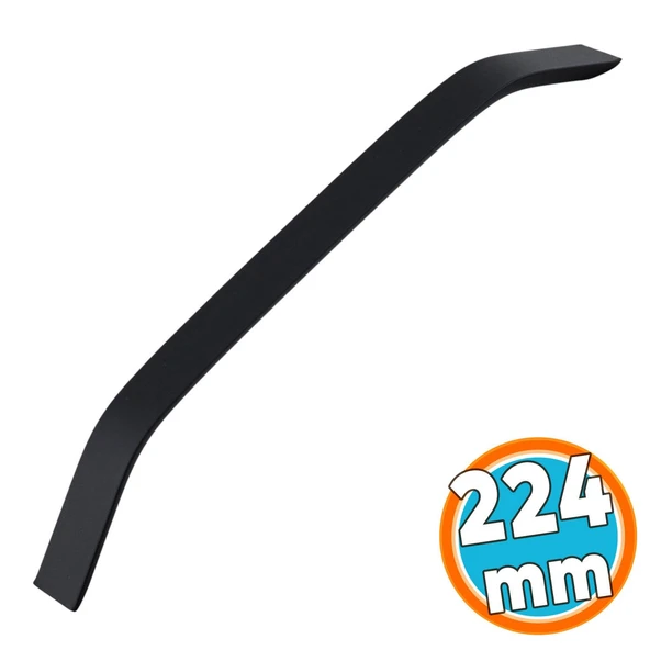 Mobilya Çekmece Mutfak Dolabı Dolap Kulpları Kulbu Kulpu Siyah Metal Kulp 224 mm - 22.4 cm ürün görseli 1