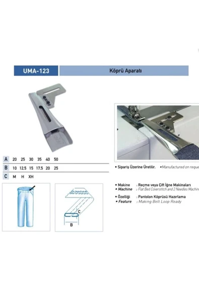 Köprü Aparatı 35x15mm / UMA-123 ürün görseli 1