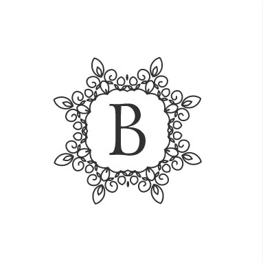 Kozalak ve Çilekli Dikdörtgen Etiket Kına Nişan Düğün 3x3 cm özel etiket / 50 adet sticker ürün görseli 1