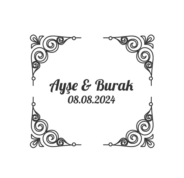 Kırmızı Meyveli Oval Kış Etiketi Kına Nişan Düğün 3x3 cm özel etiket / 50 adet sticker ürün görseli 1