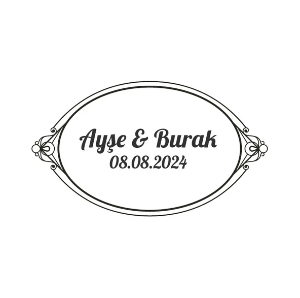 Yapraklı Kırmızı Meyveli Yuvarlak Etiket Kına Nişan Düğün 3x3 cm özel etiket / 50 adet sticker ürün görseli 1
