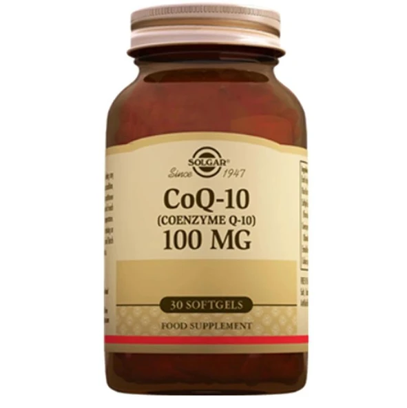 Solgar Coenzyme Q10 100 mg 30 Kapsül ürün görseli 1